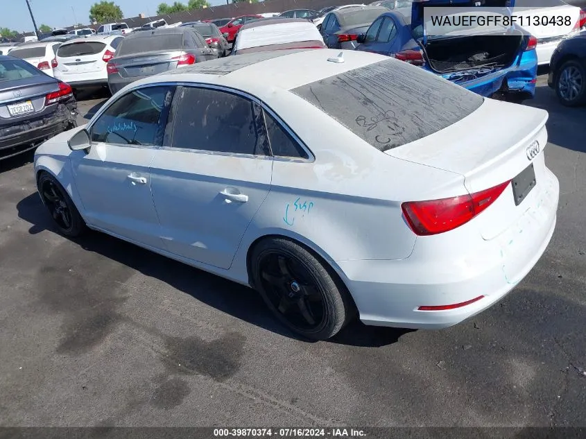 WAUEFGFF8F1130438 2015 Audi A3 2.0T Premium