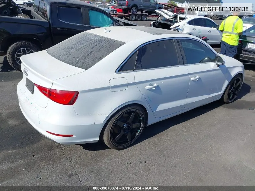 WAUEFGFF8F1130438 2015 Audi A3 2.0T Premium