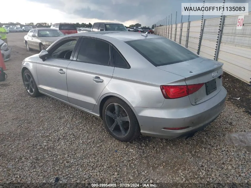 WAUACGFF1F1135083 2015 Audi A3 1.8T Premium