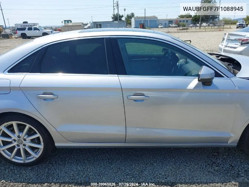 2015 Audi A3 2.0T Premium VIN: WAUBFGFF7F1088945 Lot: 39965826