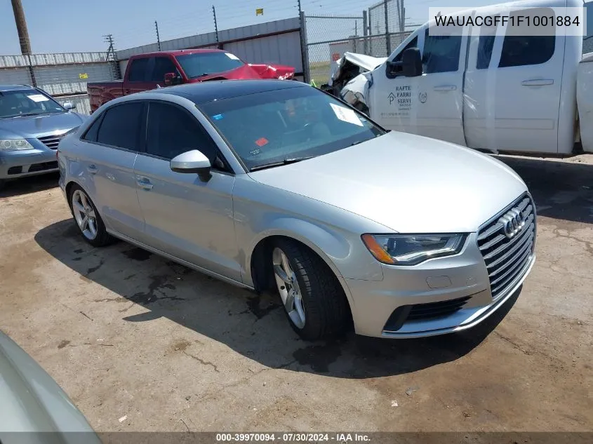 2015 Audi A3 1.8T Premium VIN: WAUACGFF1F1001884 Lot: 39970094