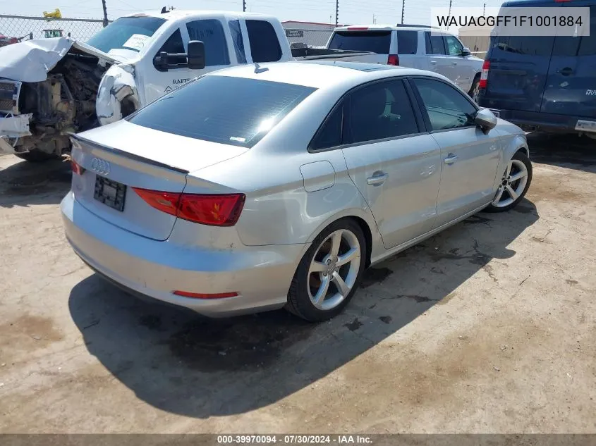 WAUACGFF1F1001884 2015 Audi A3 1.8T Premium