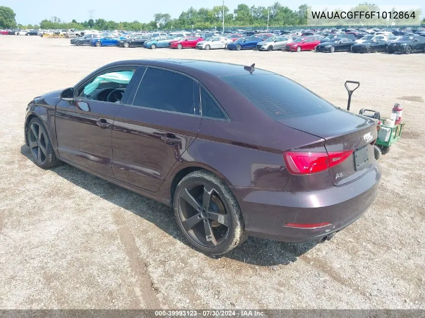 2015 Audi A3 1.8T Premium VIN: WAUACGFF6F1012864 Lot: 39993123