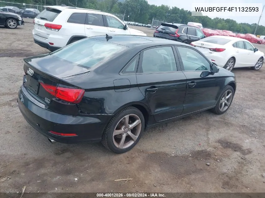 WAUBFGFF4F1132593 2015 Audi A3 2.0T Premium