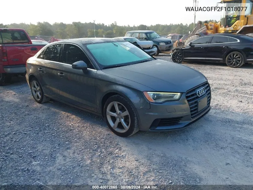 WAUACGFF2F1018077 2015 Audi A3 1.8T Premium