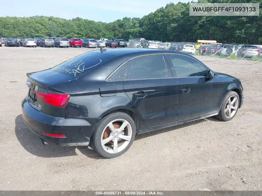 2015 Audi A3 2.0T Premium VIN: WAUBFGFF4F1093133 Lot: 40086731