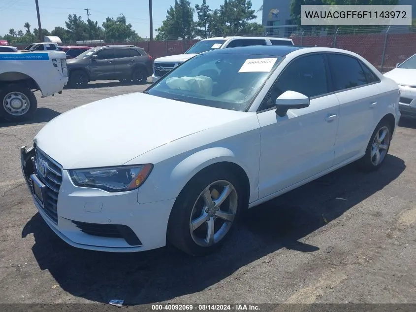 WAUACGFF6F1143972 2015 Audi A3 1.8T Premium