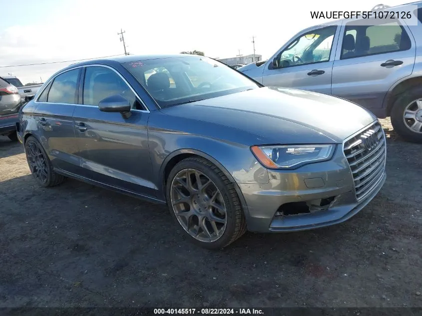 2015 Audi A3 2.0T Premium VIN: WAUEFGFF5F1072126 Lot: 40145517