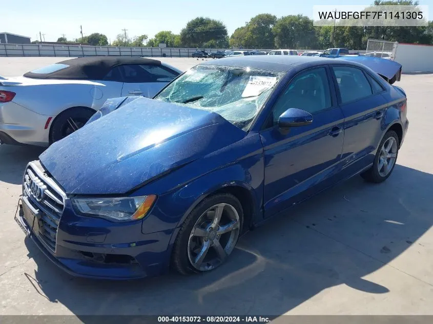 2015 Audi A3 2.0T Premium VIN: WAUBFGFF7F1141305 Lot: 40153072