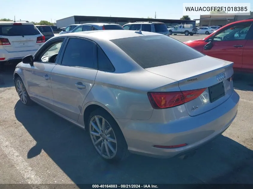 WAUACGFF2F1018385 2015 Audi A3 Premium