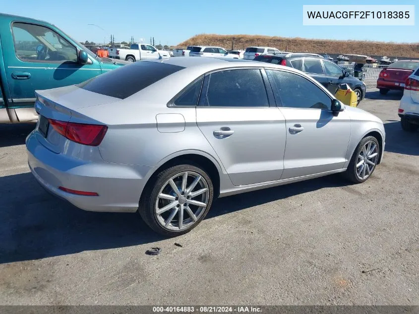 2015 Audi A3 Premium VIN: WAUACGFF2F1018385 Lot: 40164883