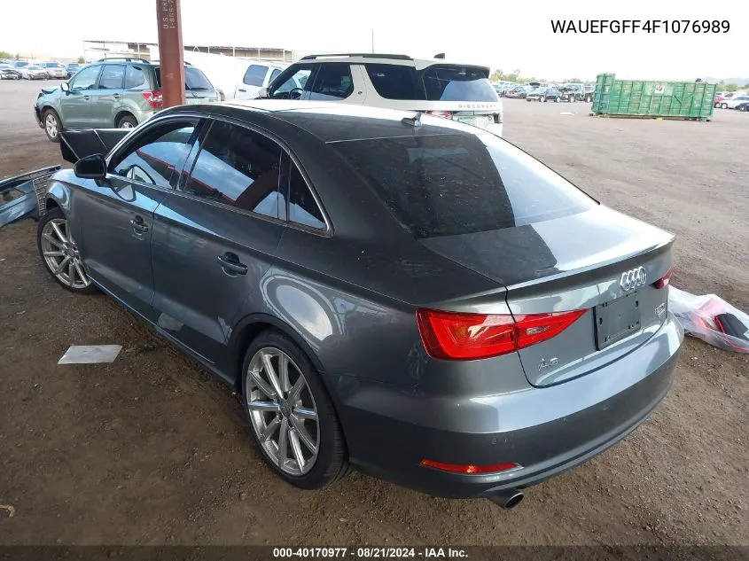 WAUEFGFF4F1076989 2015 Audi A3 2.0T Premium