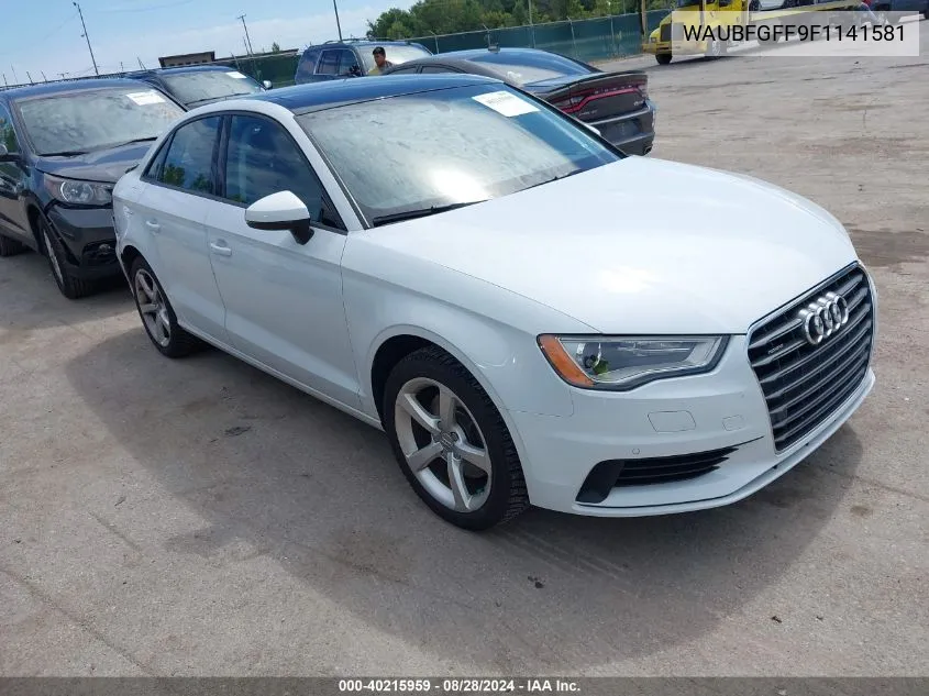 2015 Audi A3 2.0T Premium VIN: WAUBFGFF9F1141581 Lot: 40215959