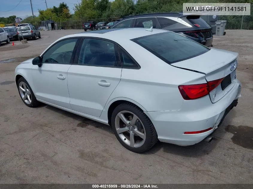 WAUBFGFF9F1141581 2015 Audi A3 2.0T Premium