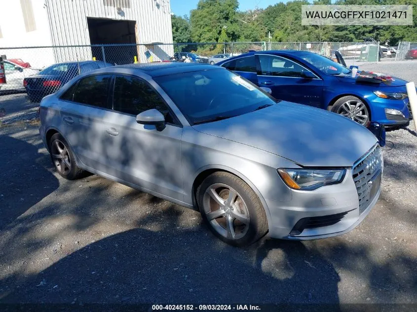 2015 Audi A3 1.8T Premium VIN: WAUACGFFXF1021471 Lot: 40245152