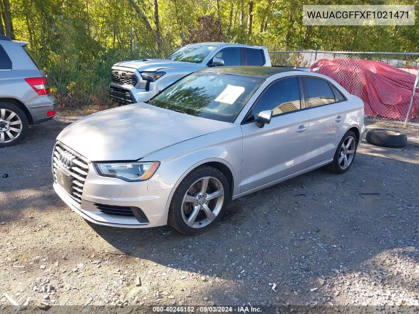 2015 Audi A3 1.8T Premium VIN: WAUACGFFXF1021471 Lot: 40245152