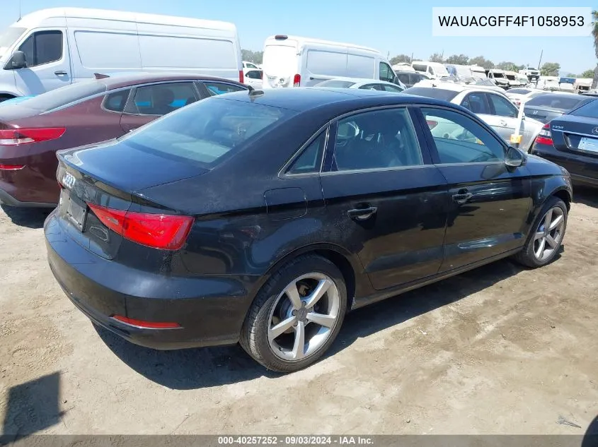 WAUACGFF4F1058953 2015 Audi A3 1.8T Premium