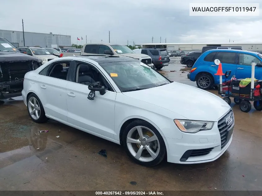 2015 Audi A3 1.8T Premium VIN: WAUACGFF5F1011947 Lot: 40267542