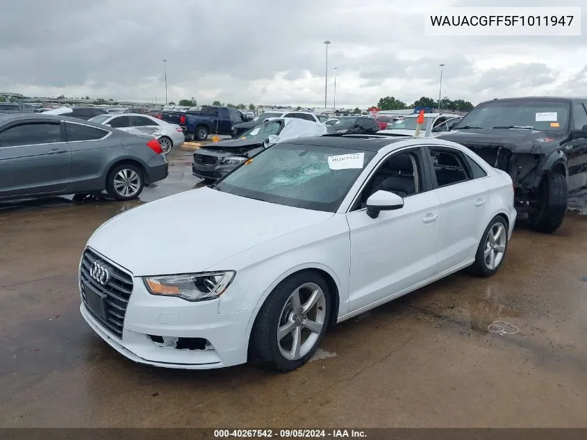 WAUACGFF5F1011947 2015 Audi A3 1.8T Premium