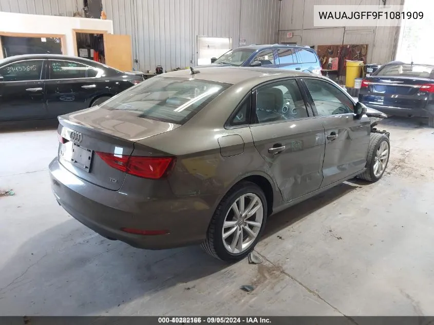 2015 Audi A3 2.0 Tdi Premium VIN: WAUAJGFF9F1081909 Lot: 40282166