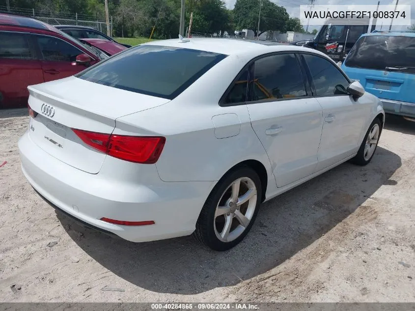 WAUACGFF2F1008374 2015 Audi A3 1.8T Premium