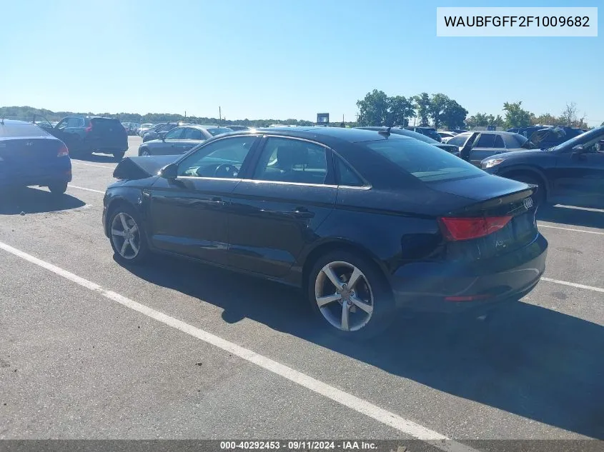 2015 Audi A3 Premium VIN: WAUBFGFF2F1009682 Lot: 40292453