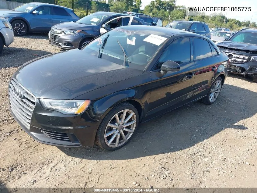 2015 Audi A3 1.8T Premium VIN: WAUACGFF8F1065775 Lot: 40319445