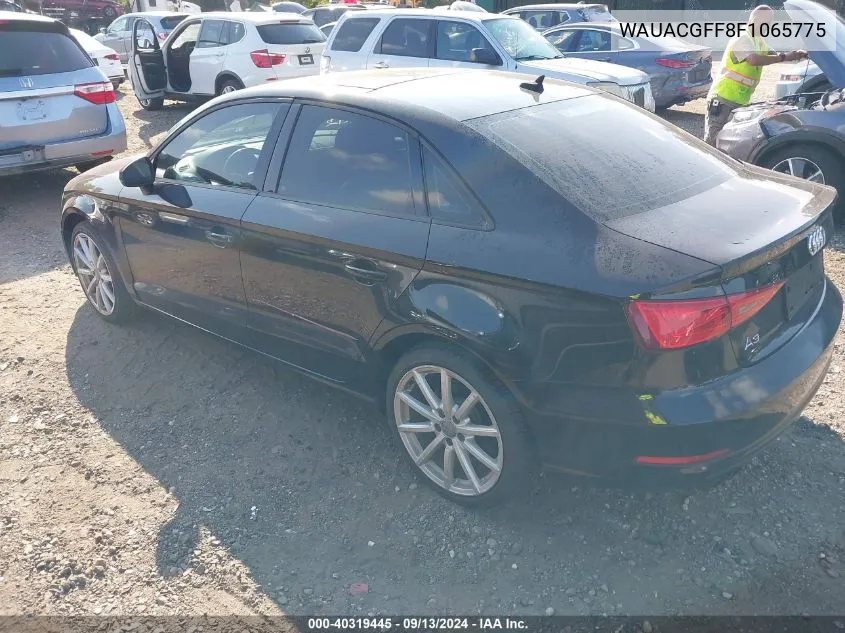 2015 Audi A3 1.8T Premium VIN: WAUACGFF8F1065775 Lot: 40319445