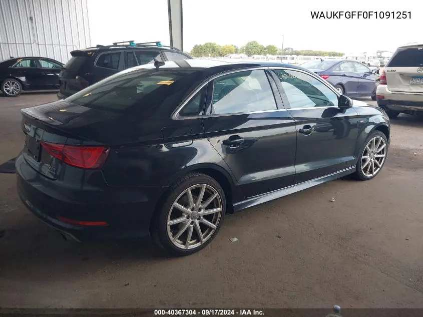 WAUKFGFF0F1091251 2015 Audi A3 2.0T Premium