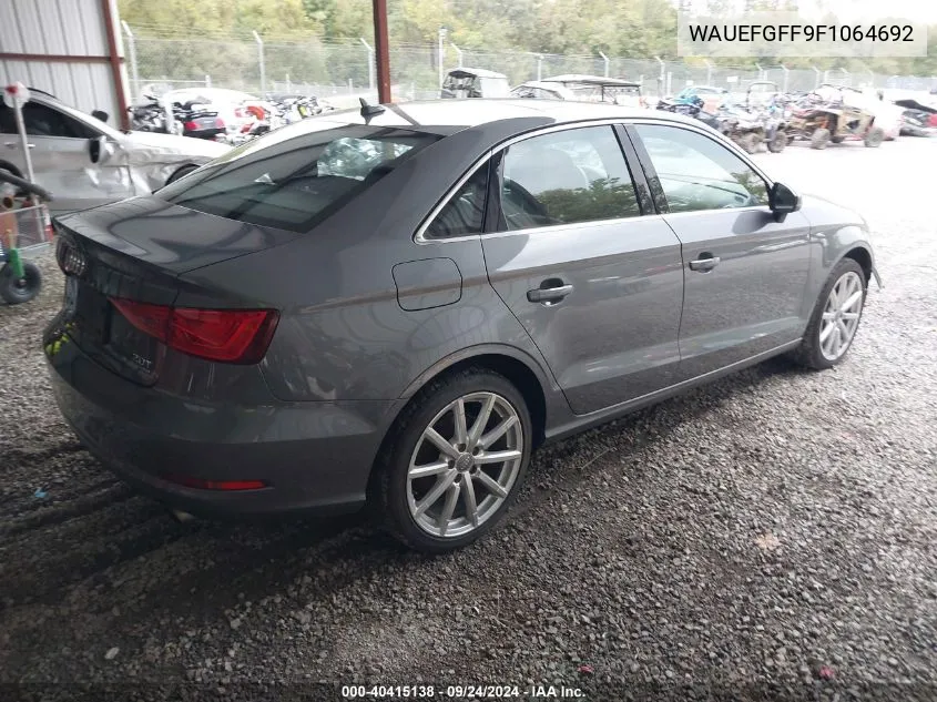 WAUEFGFF9F1064692 2015 Audi A3 2.0T Premium