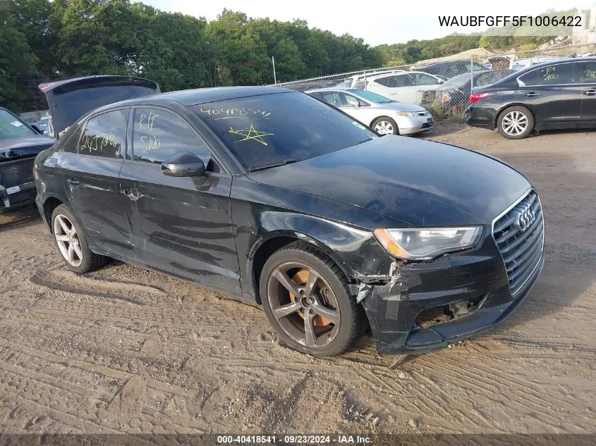 WAUBFGFF5F1006422 2015 Audi A3 2.0T Premium