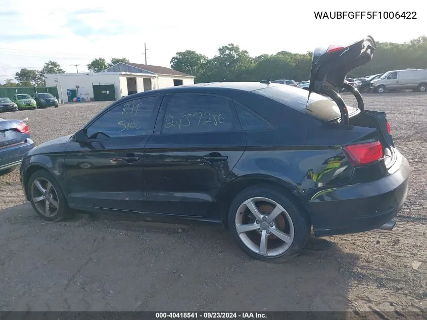 WAUBFGFF5F1006422 2015 Audi A3 2.0T Premium