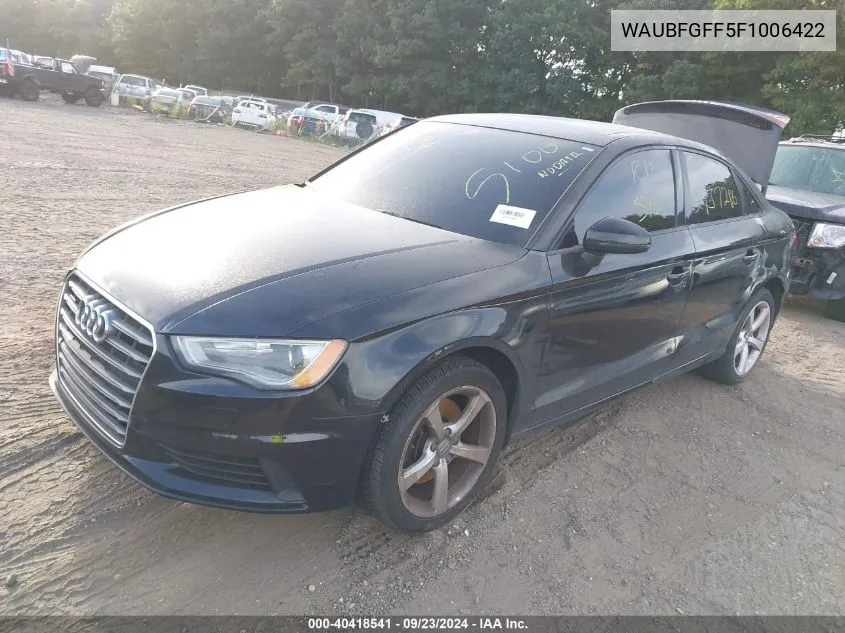 2015 Audi A3 2.0T Premium VIN: WAUBFGFF5F1006422 Lot: 40418541