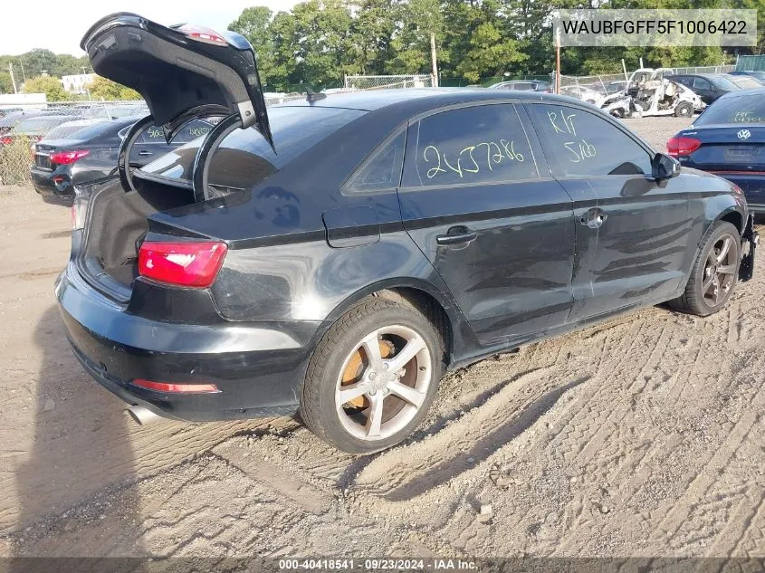 WAUBFGFF5F1006422 2015 Audi A3 2.0T Premium