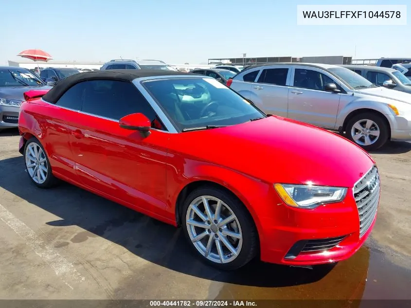 2015 Audi A3 2.0T Premium VIN: WAU3FLFFXF1044578 Lot: 40441782