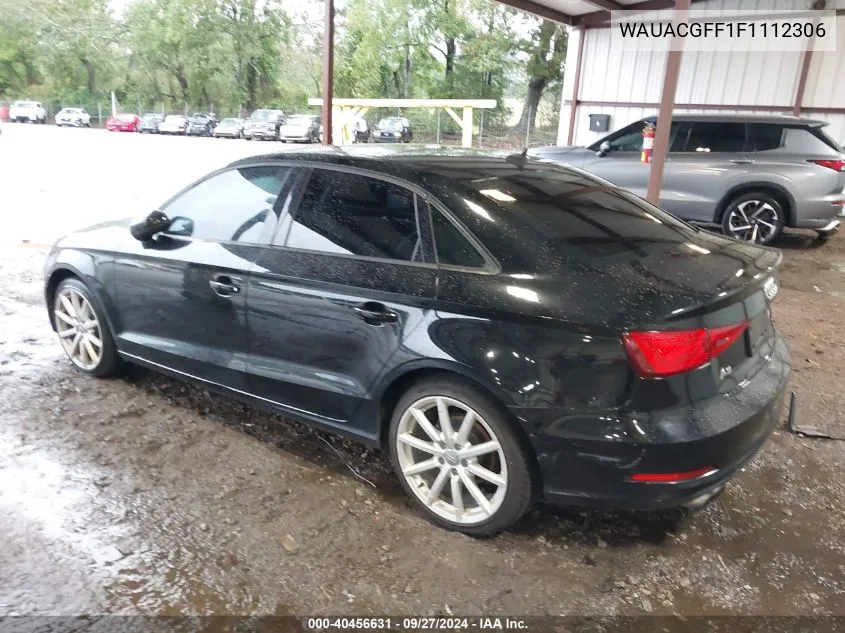 2015 Audi A3 1.8T Premium VIN: WAUACGFF1F1112306 Lot: 40456631