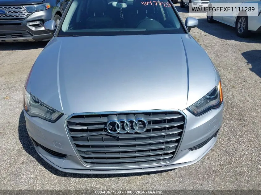 2015 Audi A3 2.0T Premium VIN: WAUEFGFFXF1111289 Lot: 40477233