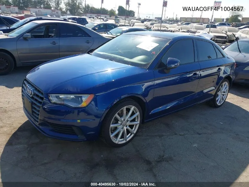 WAUACGFF4F1004567 2015 Audi A3 1.8T Premium