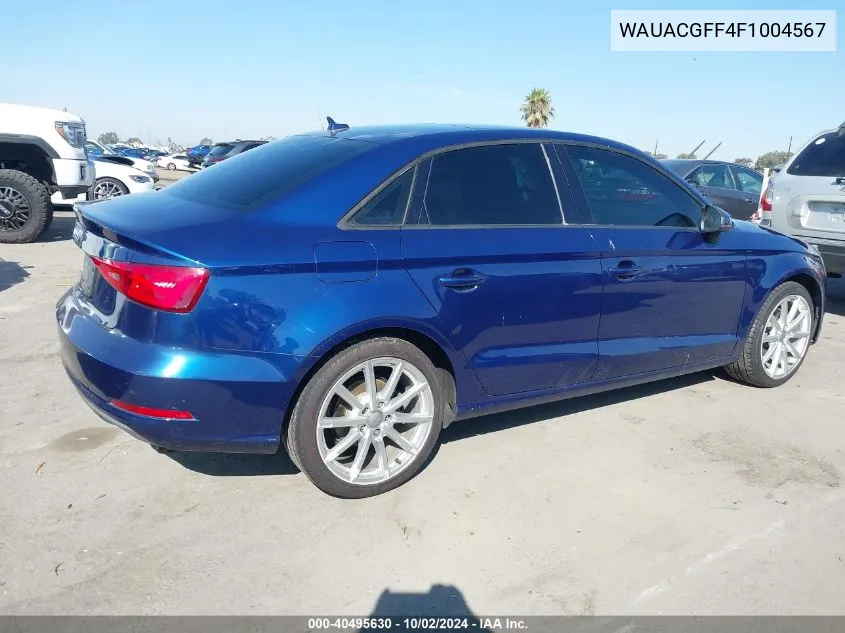 WAUACGFF4F1004567 2015 Audi A3 1.8T Premium