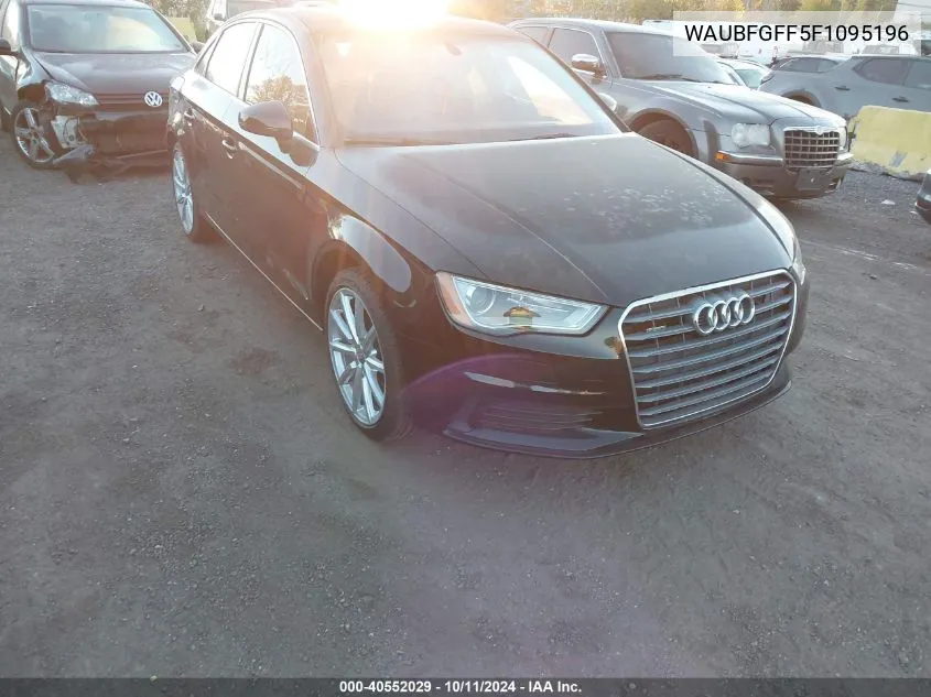 2015 Audi A3 2.0T Premium VIN: WAUBFGFF5F1095196 Lot: 40552029