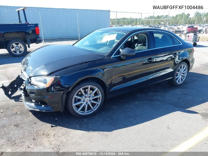 2015 Audi A3 2.0T Premium VIN: WAUBFGFFXF1004486 Lot: 40578810