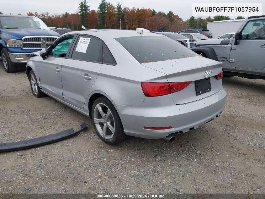 2015 Audi A3 2.0T Premium VIN: WAUBFGFF7F1057954 Lot: 40689836