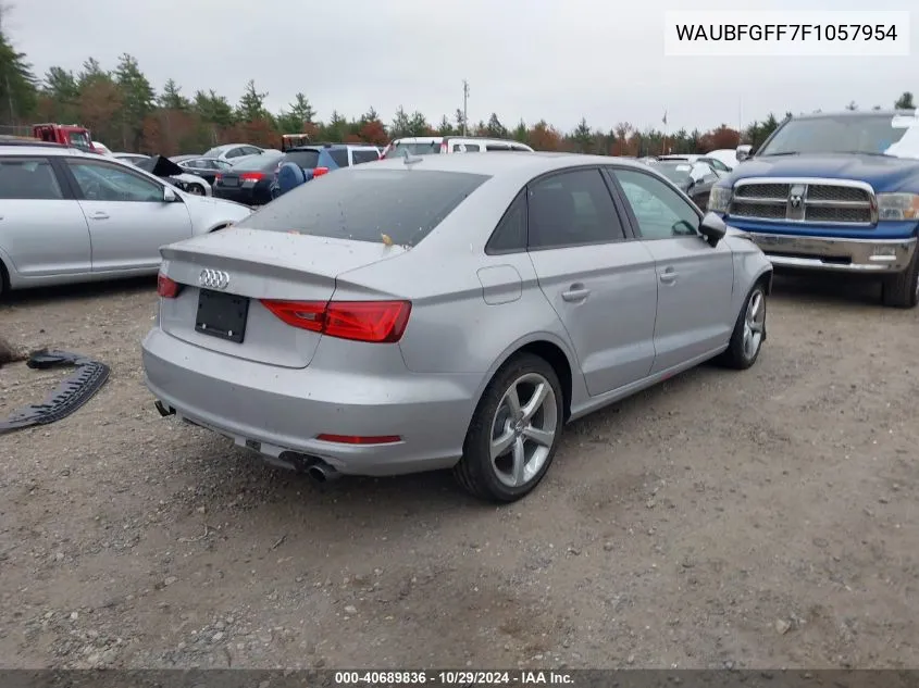 2015 Audi A3 2.0T Premium VIN: WAUBFGFF7F1057954 Lot: 40689836