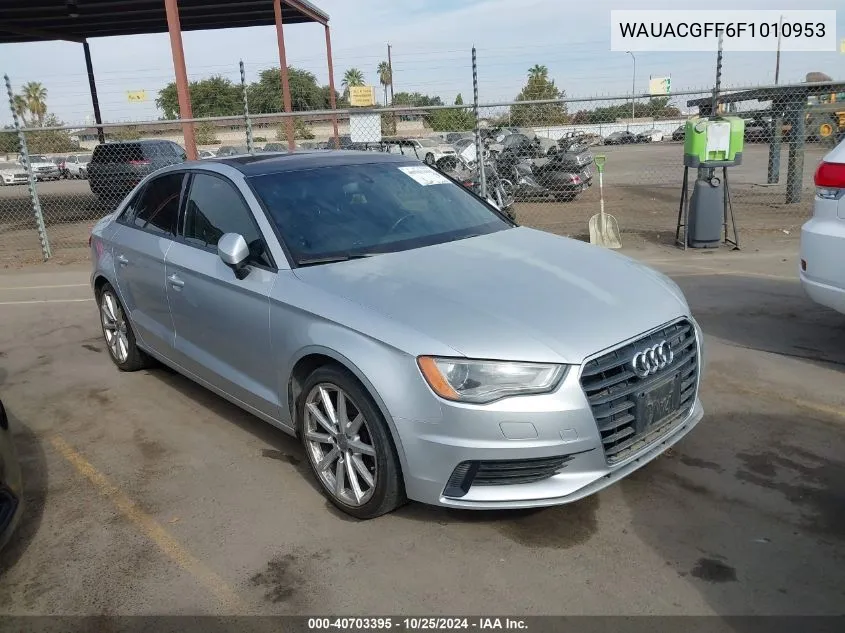 2015 Audi A3 1.8T Premium VIN: WAUACGFF6F1010953 Lot: 40703395