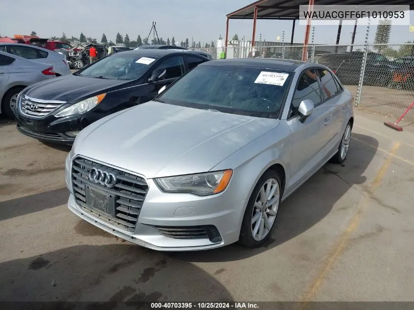 2015 Audi A3 1.8T Premium VIN: WAUACGFF6F1010953 Lot: 40703395