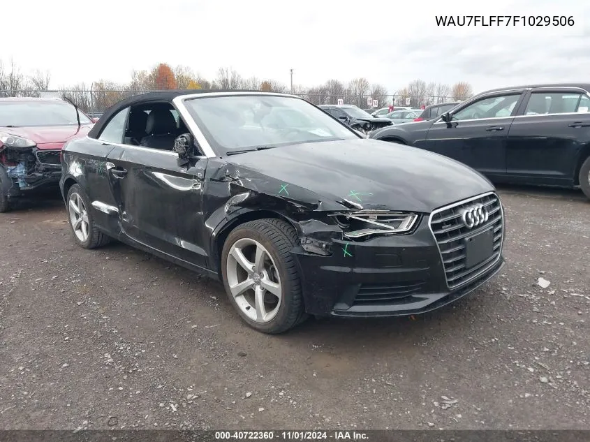 2015 Audi A3 2.0T Premium VIN: WAU7FLFF7F1029506 Lot: 40722360