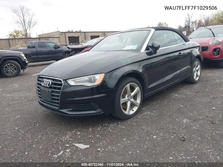 2015 Audi A3 2.0T Premium VIN: WAU7FLFF7F1029506 Lot: 40722360