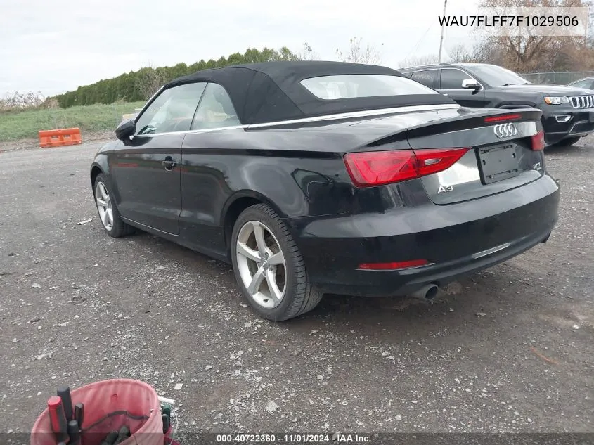 2015 Audi A3 2.0T Premium VIN: WAU7FLFF7F1029506 Lot: 40722360