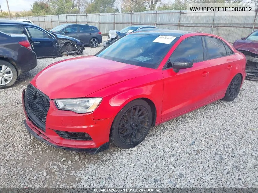 2015 Audi A3 2.0T Premium VIN: WAUBFGFF1F1086012 Lot: 40742620