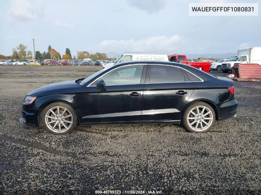 2015 Audi A3 2.0T Premium VIN: WAUEFGFF0F1080831 Lot: 40789323